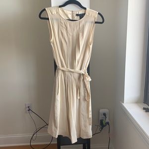 Marc by Marc Jacobs cream ivory pleat dress